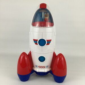 Lakeshore Learn Play Explore Rocket Ship Astronaut Figure Moon Rover Vehicle Toy